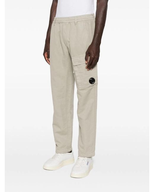C P Company White C.P.Company Pants for men