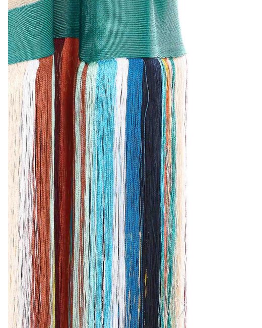 Fendi Blue Poncho