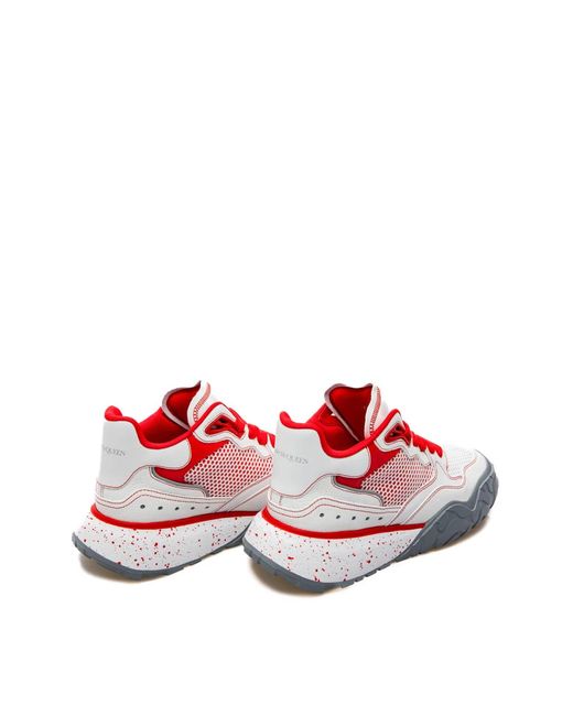 McQueen Pink Court Trainer Chunky Sneakers for men