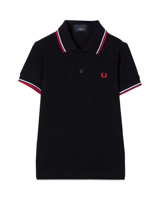 Fred Perry Black Twin Tipped Shirt