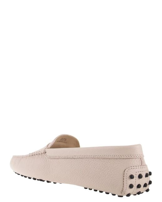 Tod's Pink Leather Loafer