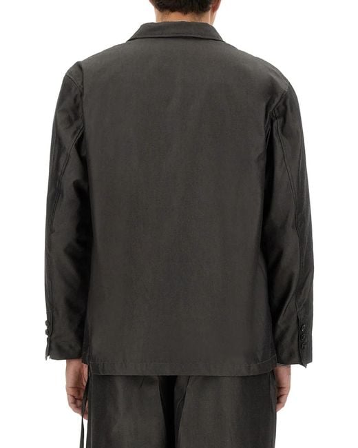 A.I.E. Black Aïe Oversize Jacket for men