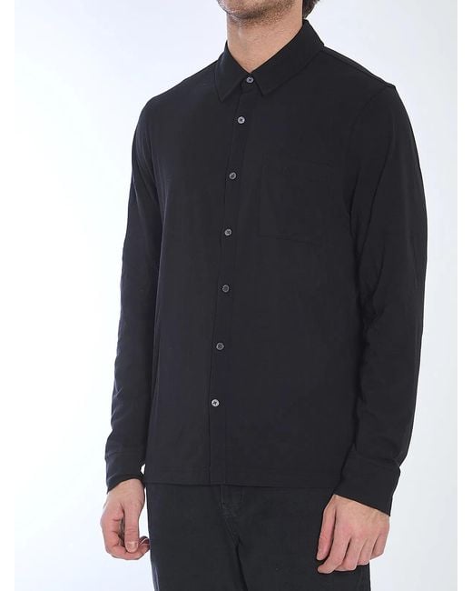 James Perse Blue Cotton Shirt for men