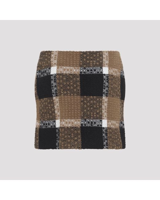 Céline Brown Mini Skirt