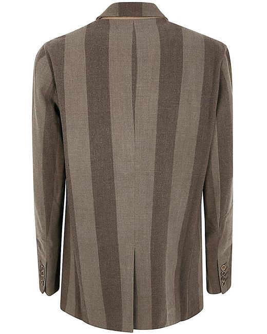 Uma Wang Brown Jacal Jacket for men