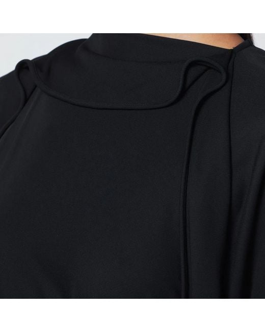 Victoria Beckham Black Midi Dress