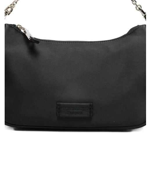 Emporio Armani Black Baguette Shoulder Bag