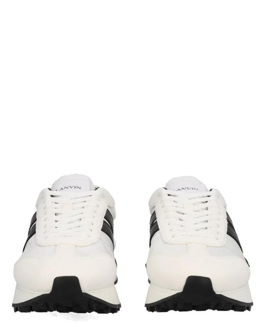 Lanvin White Bumpr Sneakers