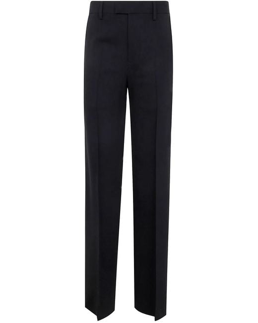 Ann Demeulemeester Blue Maaike Flared Leg Comfort Trousers Viscose
