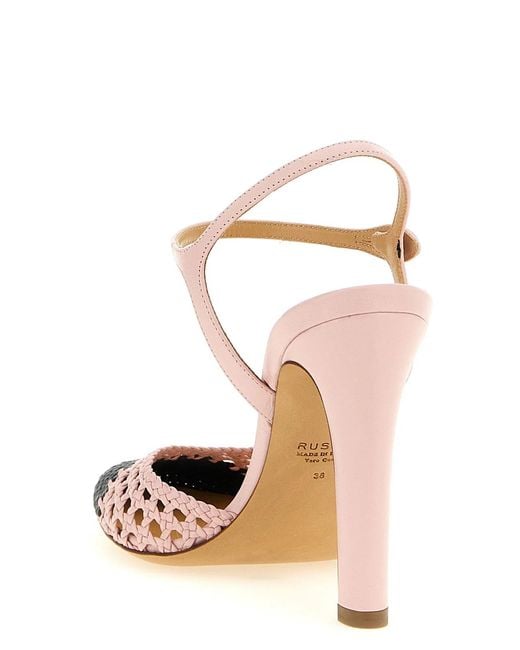 Francesco Russo Pink 'R1P954' Pumps