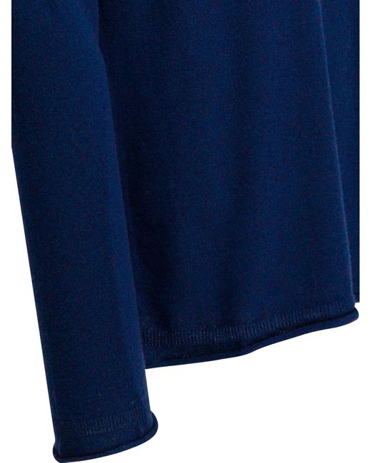 Comme des Garçons Blue Shirt Wool Knitwear for men