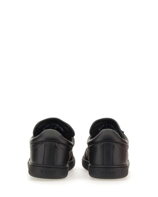 Bally Black Sneaker With Logo for men