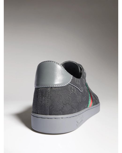 Gucci Black Stretch Low-Top Sneakers for men