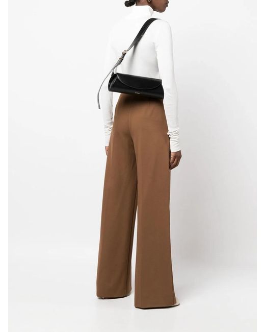 Jil Sander Black Cannolo Bag