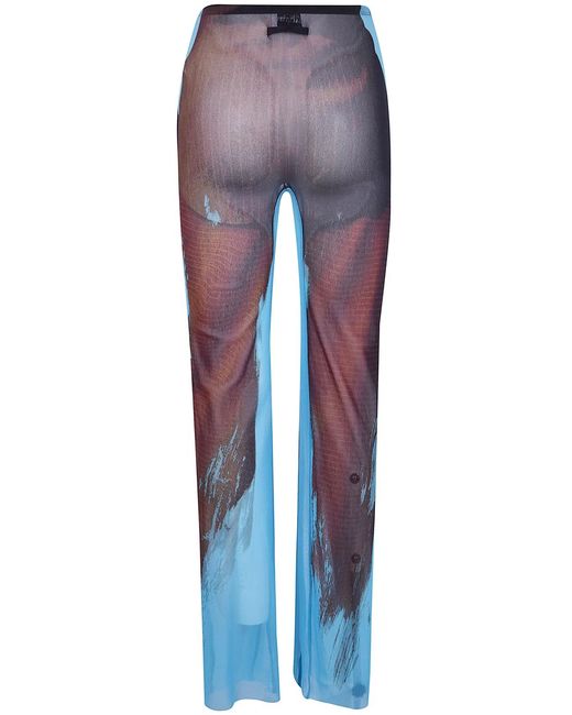Jean Paul Gaultier Blue "Re-Edition Le Pantalon Tennis Costume" Trousers