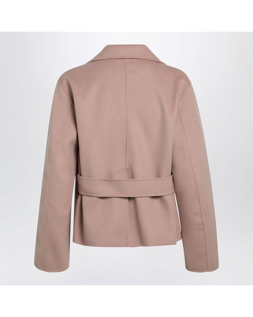 Weekend by Maxmara Natural Cropped Wool Jacket