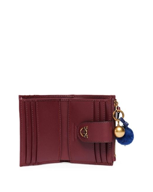 Pinko Purple Leather Wallet