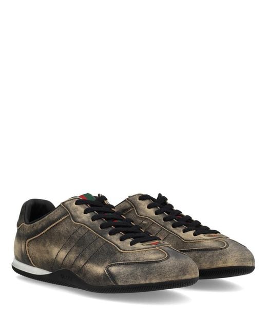 Gucci Brown "Shift" Sneaker