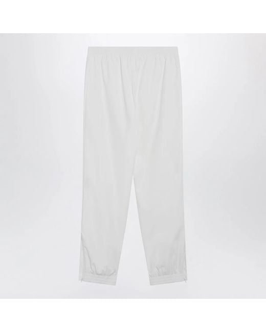 Balenciaga White Logo Jogging Pants