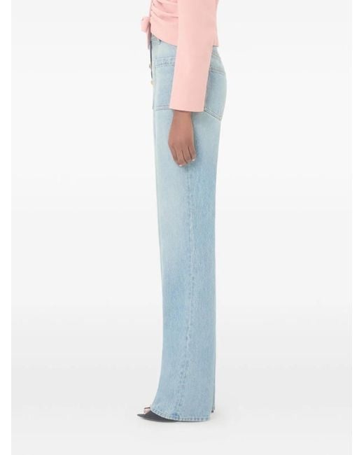 Valentino Blue Denim Cotton Jeans