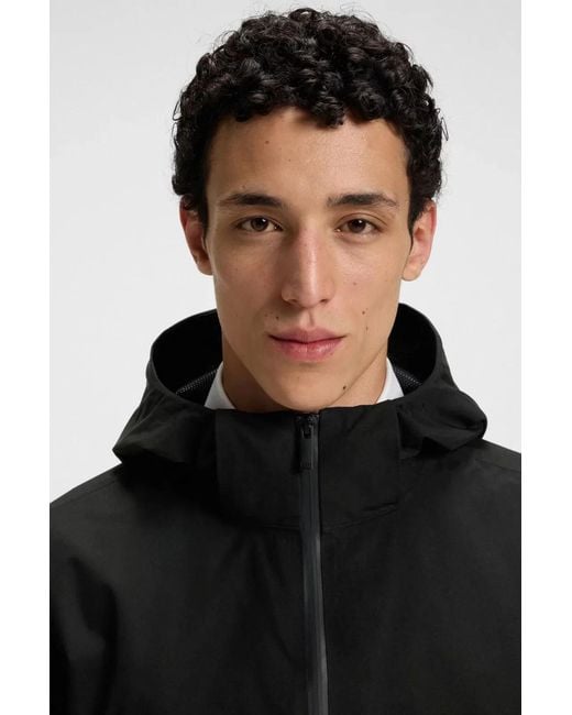 Boss Black Polyester Jacket for men