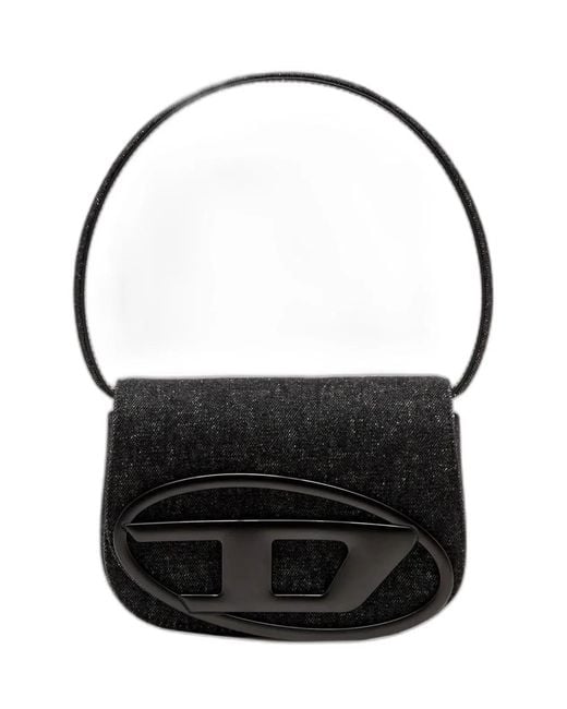 DIESEL Black 1Dr Denim Shoulder Bag