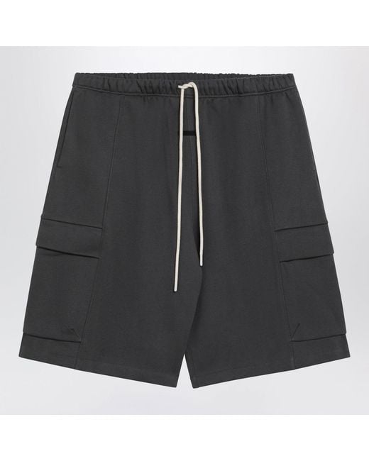 Fear Of God Black Iron Cargo Bermuda Shorts for men