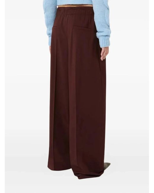Max Mara Red "Quito" Trousers