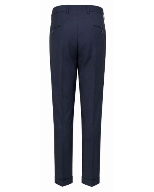 GTA Blue Cotton Trousers for men