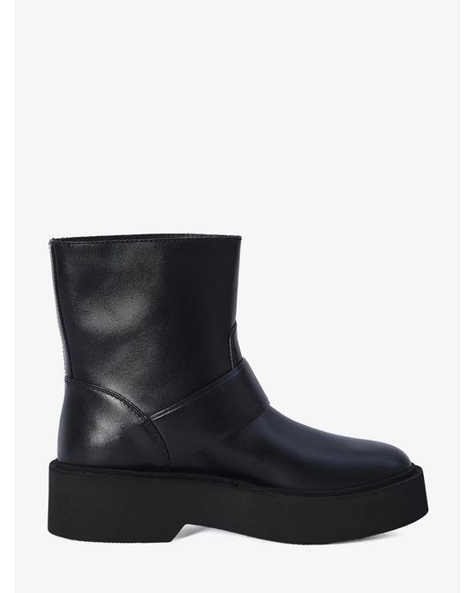 Roger Vivier Black Viv Rangers High Met Bikers Bootie