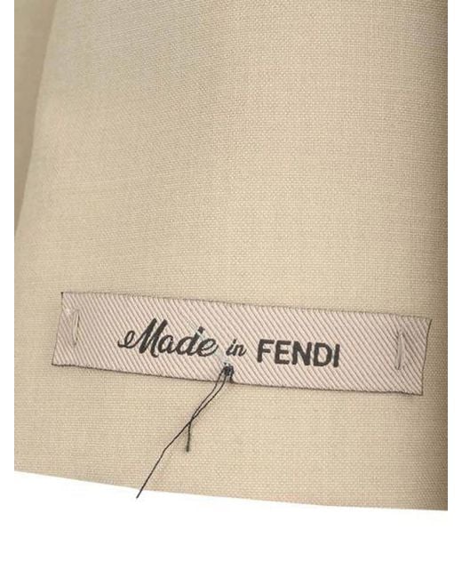 Fendi Natural Formal Jacket for men