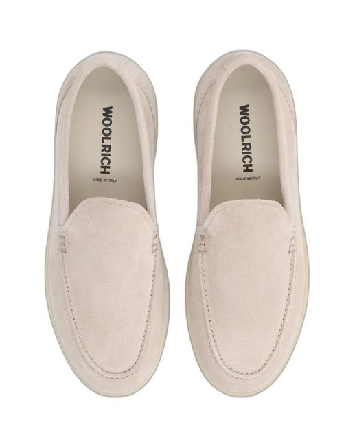 Woolrich Natural Mocassino for men