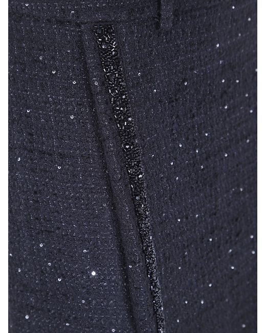 Semicouture Blue "Carlene" Pencil Skirt