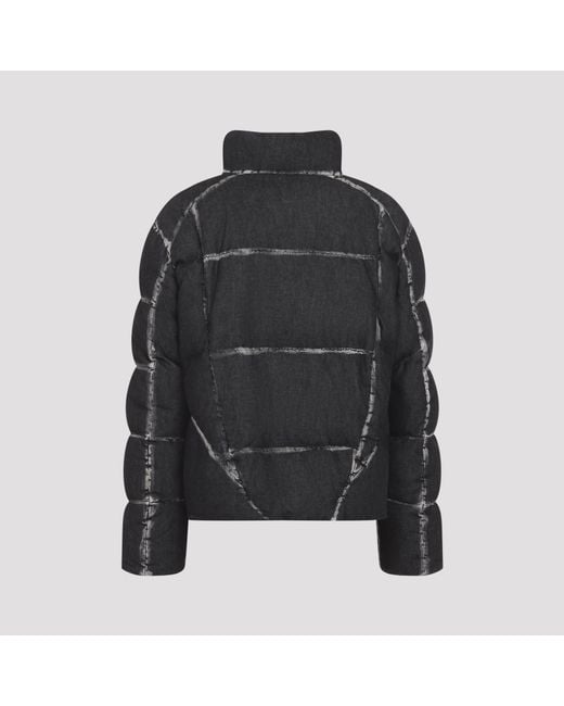 Off-White c/o Virgil Abloh Black Highlighted Bookish Racing Puffer for men