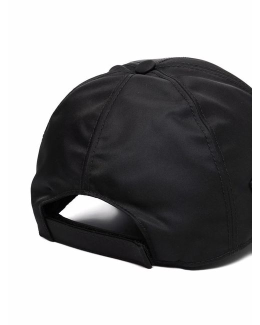 Prada Black Re-Nylon Baseball Cap for men