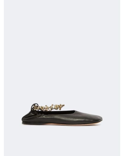 Max Mara White Spxnuraghe Footwear