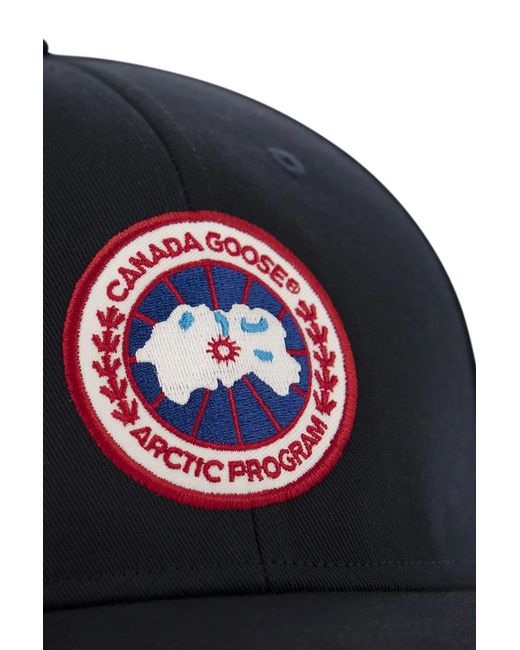 Canada Goose Blue Hats for men