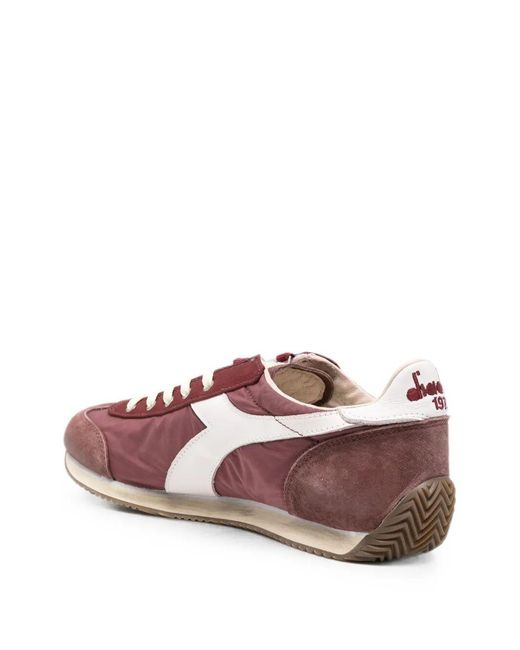 Diadora Pink "Heritage Equipe Vela Sw" Vintage Sneakers
