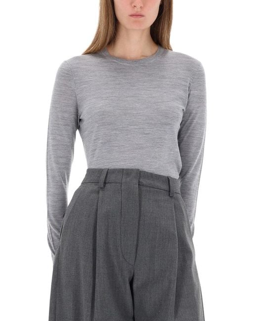 Theory Gray Wool Jersey