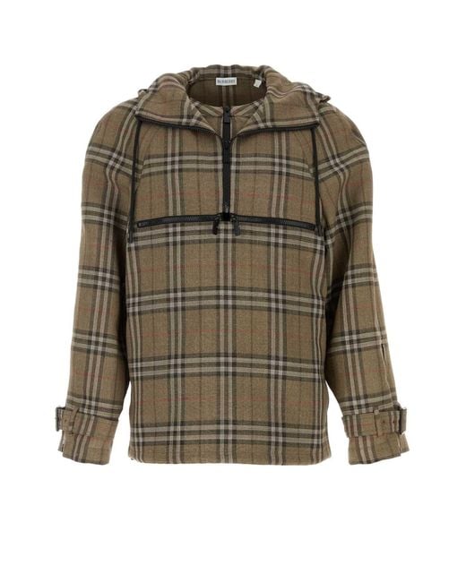 Burberry Green Jackets for men