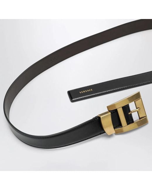 Versace Brown Leather Belt