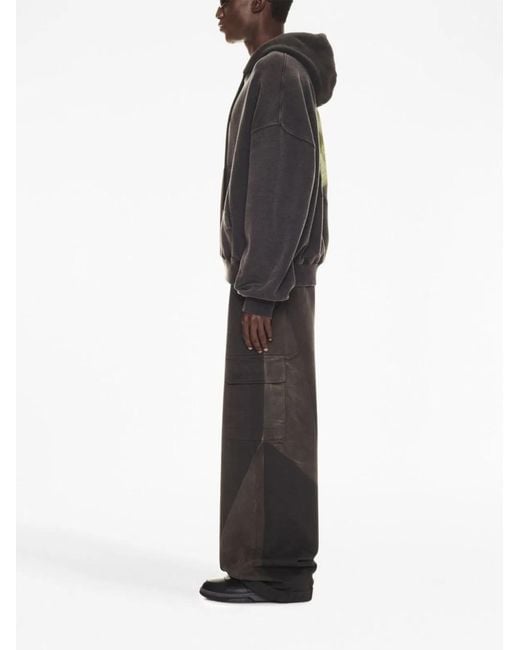 Off-White c/o Virgil Abloh Black Super Moon Print Sweatshirt for men