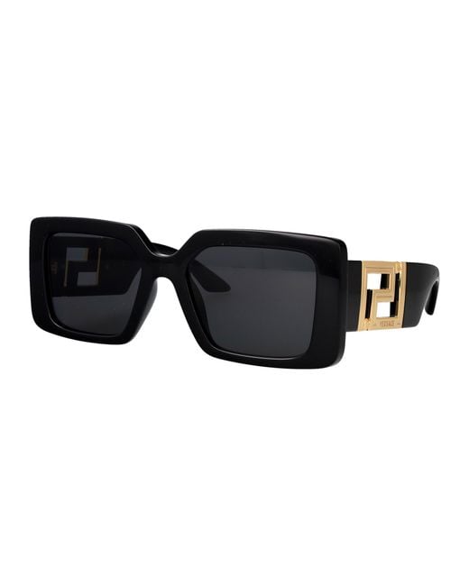 Versace Black Injected Sunglasses