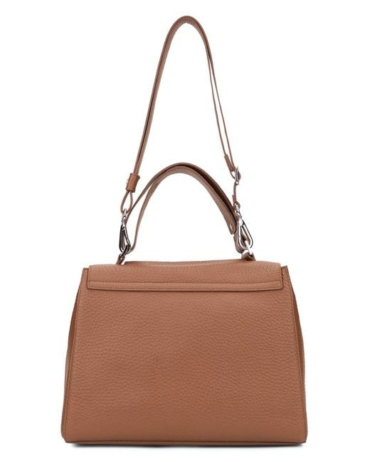 Orciani Brown Borsa Sveva Soft Medium