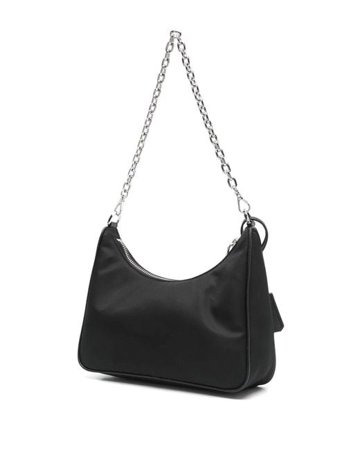 Prada Black Econyl Detachable Straps