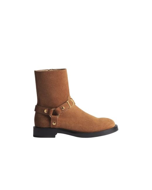 Dior Brown Cognac Leather Boot