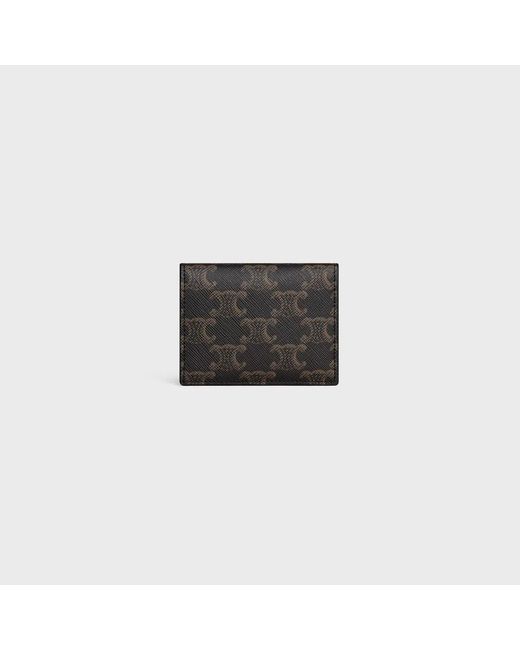 Céline Black Bifold Card Holder