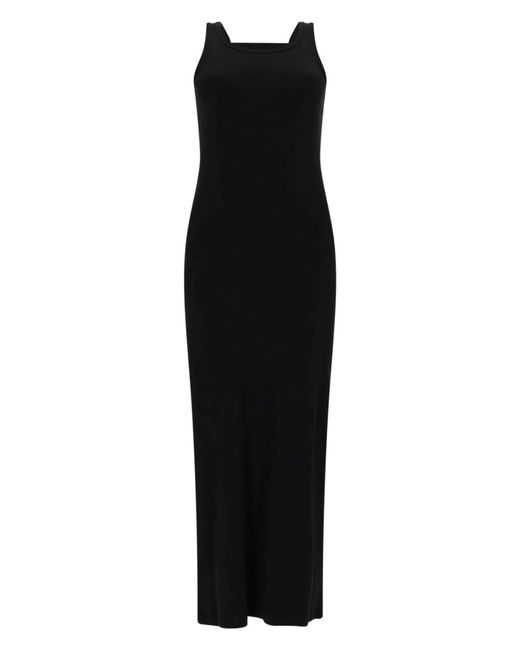 MSGM Black Abito Lungo