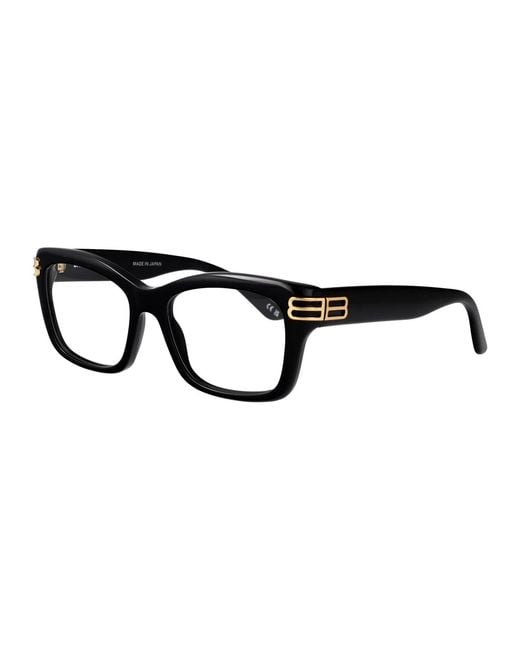 Balenciaga Black Transparent Acetate Glasses