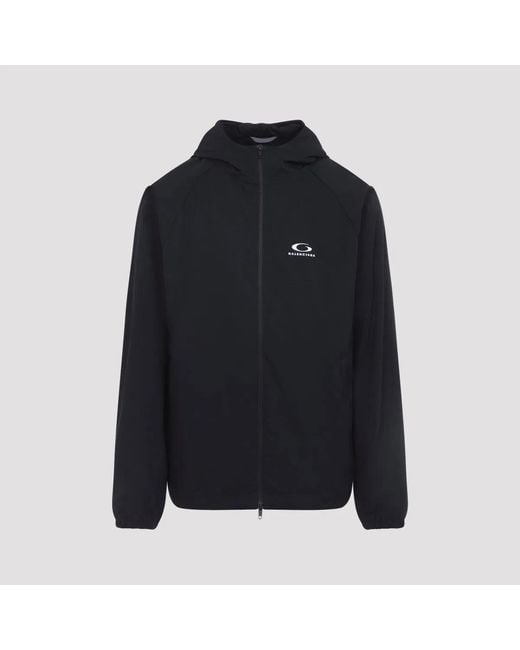 Balenciaga Black Technical Tracksuit Jacket for men